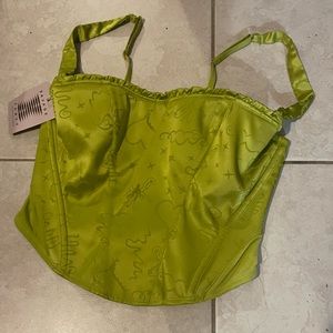 Savage x Fenty green corset
